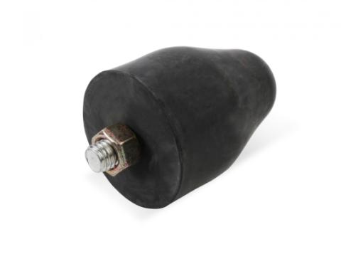 Traction Bar Snubbers These 2-1/2 Inch traction bar snubbers are manufactured from rubber Mr Gasket