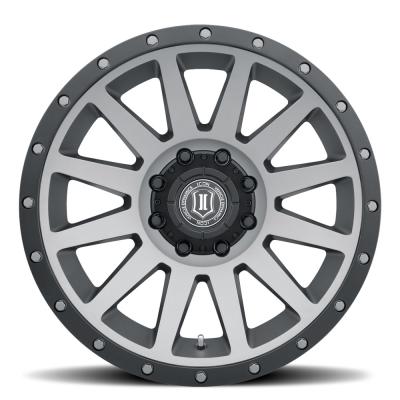 Compression 20 X 10 / 8 X 180 -19MM Offset 4.75 Inch Backspace Titanium, ICON Alloys