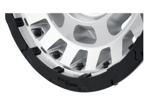 Hammer Pro 17 X 8.5 / 6 X 5.5 0MM Offset 4.75 Inch Back Space Silver Machined W/ Black Ring, ICON Alloys