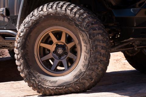 Rebound Pro 17 X 8.5 / 5 X 5.5 0MM Offset 4.75 Inch Back Space 108MM Hub Bore Bronze, ICON Alloys