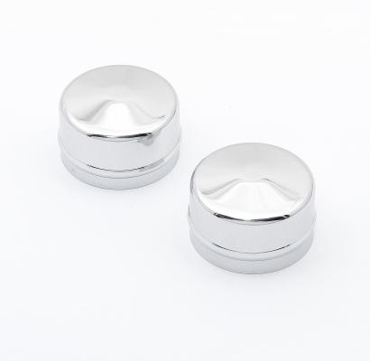 Chrome Dust Caps 2.08 Inch diameter Mr Gasket