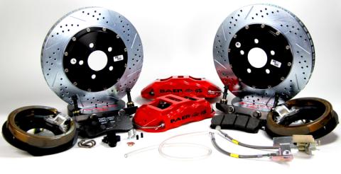 Extreme Plus Brake System Rear 09-11 Ford F150 And 10-11 F150 Raptor Trucks 2/4WD (6-Lug) Monster Green Baer Brakes