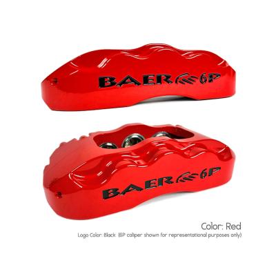 Brake System 14 Inch Front Pro+ Red 78-87 GM G Body Modified Stock Spindles BAER Brakes
