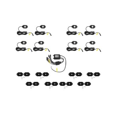 LED Rock Light Kit 8 Piece App controlled AJK Offroad