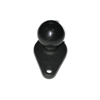 Ram Mount Small Base With Ball Black 1.0 inch diameter rubberized ball AJK Offroad
