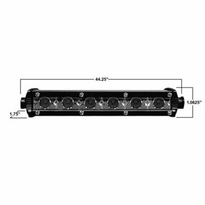 Ultra Slim Single Row 44.25 Inch Light Bar Combo Flood and Spot AJK Offroad
