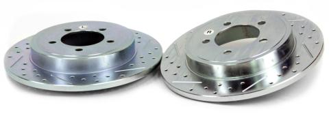 Claw Performance Rotors Rear 03 Explorer Sport 2/4WD W/Steel Or Phenolic Piston Caliper .03-05 Sport Trac 2/4WD Baer Brakes