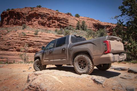 2022-2025 Toyota Tundra 0-1.5 Inch Lift/2023-2025 Sequoia 0-4 Inch Lift Rear V.S. 2.0 Aluminum Series Shock Absorber Internal Reservoir Icon Vehicle Dynamics