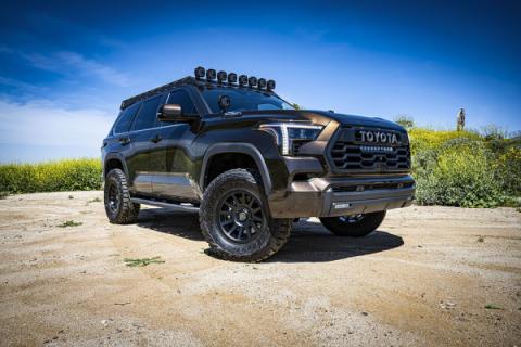 2022-2025 Toyota Tundra 1.25-3.5 Inch Lift 2023-2025 Sequoia 3-4.5 Inch Lift Front V.S. 2.5 Series Coilover Kit Remote Reservoir W  CDXS Pair Icon Vehicle Dynamics