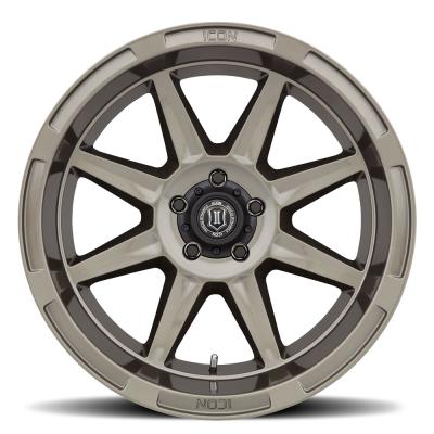 Bandit 20X10 / 6 X 5.5 / -24MM / 4.5 Inch Back Space Gloss Bronze, ICON Alloys