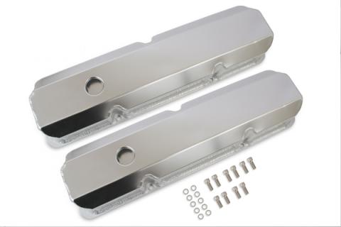 Fabricated Aluminum Valve Covers Silver Finish Fits 1958-1976 Ford 332-428 FE Engines Mr Gasket