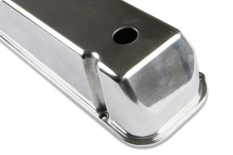 Cast Aluminum Tall Valve Covers Polished Fits 1968-1997 Ford 429/460 Big Block Mr Gasket