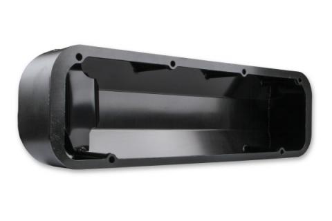 Fabricated Aluminum Valve Covers Black Finish Fits 1968-1997 429/460 Ford Big Block Mr Gasket