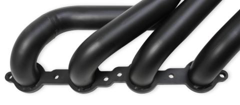 Long Tube Headers Painted 1968-1972 GM A-Body LS Swap, 1-7, 8 X 3 Inch Long Tube Headers, Painted Hooker BlackHeart