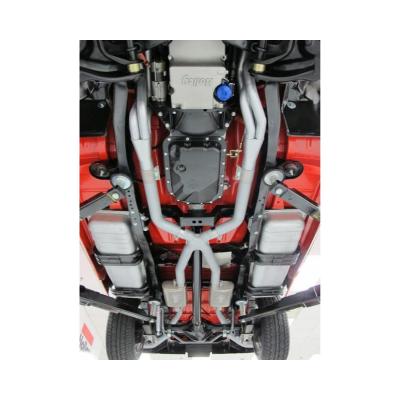 LS Swap Cat-Back Exhaust System C10 409Ss 3-Inch Fits 1973-1974 GM C10, 15 2WD Short Bed Truck Rear Exit Aggressive To Moderate Sound Hooker BlackHeart