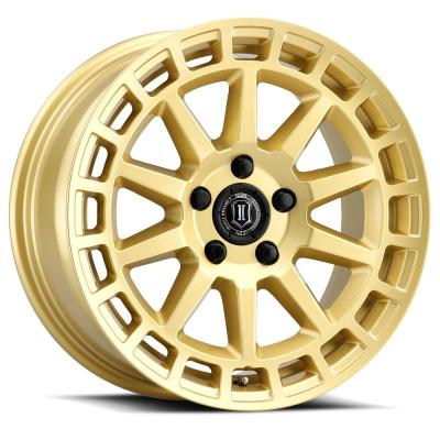 Journey 17 X 8 / 5 X 4.5 / 38 MM / 6 Inch Back Space Gloss Gold, ICON Alloys