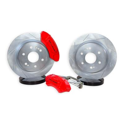 Claw Rotors W/Caliper Covers Rear Red Callaway (Slot/Zinc) 21-25 Gm1500 Trucks/SUV'S (Inclides Callaway Branded Caliper Covers) Baer Brakes
