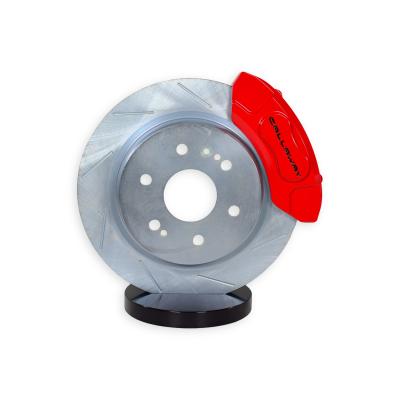 Claw Rotors W/Caliper Covers Rear Red Callaway (Slot/Zinc) 21-25 Gm1500 Trucks/SUV'S (Inclides Callaway Branded Caliper Covers) Baer Brakes
