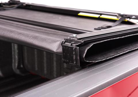 Deuce Tonneau Cover Black 2007-2014 Silverado/Sierra 3500 HD 8 Foot Bed with Dual Rear Wheels with Bed Caps Truxedo