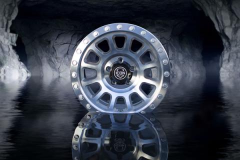 Hulse 17 X 8.5 / 5 X 150 25MM Offset 5.75 Inch Back Space Sliver Machined, ICON Alloys
