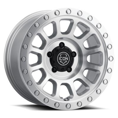 Hulse 17 X 8.5 / 5 X 150 25MM Offset 5.75 Inch Back Space Sliver Machined, ICON Alloys
