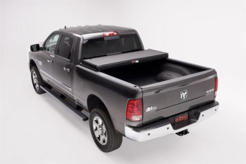 Solid Fold 2.0 Tonneau Cover Black Textured Paint 2009-2018 (2019-2024 Classic) Ram 5' 7 inch Bed without RamBox Extang