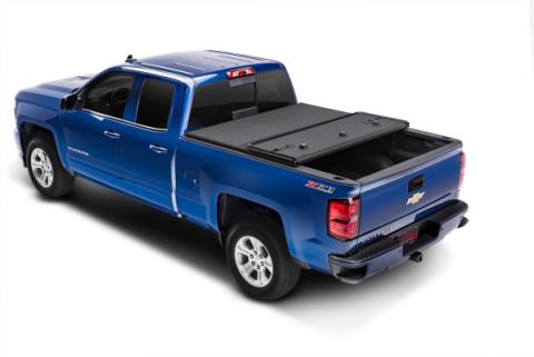 Solid Fold 2.0 Tonneau Cover Black Textured Paint 2009-2011 Hummer H3T Extang