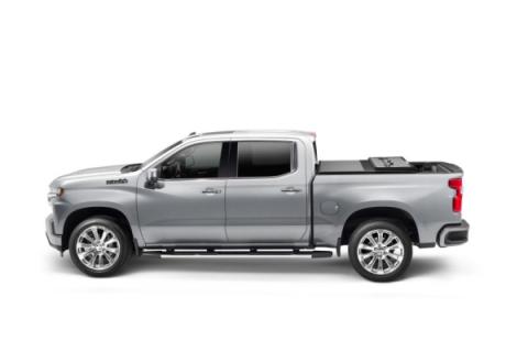 Solid Fold ALX Tonneau Cover Black Textured Paint 2019 (New Body Style)-2026 Silverado/Sierra 1500 6' 7 inch Bed without Factory Side Storage Boxes without CarbonPro Bed with or without MultiPro/MultiFlex Tailgate Extang