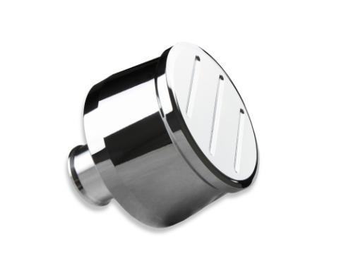 Breather Cap Chrome Plated Aluminum with Ball Milled Top CLEARANCE ITEM / ALL SALES FINAL Fits Valve Covers with a 1.22 Inch O.D. Hole Mr Gasket