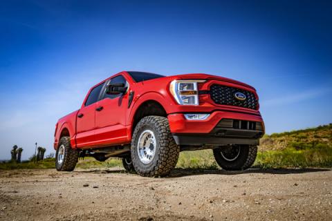 2021-2024 Ford F-150 4WD-Tremor 3.5-4.5 Inch-2.5-3 Inch Lift Front V.S. 2.5 Series Coilovers Remote Reservoir W- CDXS Pair Icon Vehicle Dynamics