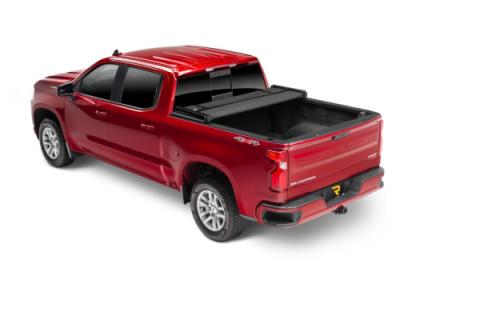 Trifecta 2.0 Tonneau Cover Black Leather Grained Fabric 2019 (New Body Style)-2026 Silverado/Sierra 1500 6' 7 inch Bed without Factory Side Storage Boxes without CarbonPro Tailgate with or without MultiPro/MultiFlex Tailgate Extang
