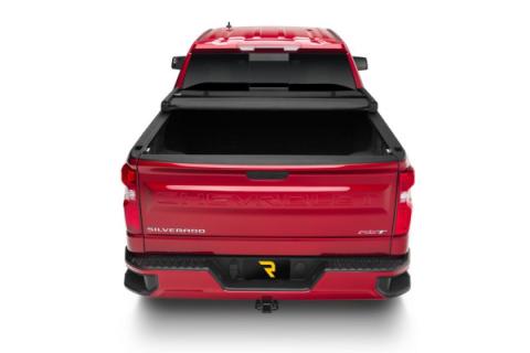 Trifecta 2.0 Tonneau Cover Black Leather Grained Fabric 2019 (New Body Style)-2026 Silverado/Sierra 1500 6' 7 inch Bed without Factory Side Storage Boxes without CarbonPro Tailgate with or without MultiPro/MultiFlex Tailgate Extang