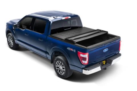 Trifecta 2.0 Tonneau Cover Black Leather Grained Fabric 2021-2026 Ford F-150 8' 2 inch Bed Extang