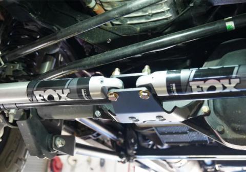 Dual Steering Stabilizer Kit with Fox 2.0 Shocks 2005-2022 Ford F-250/350 4WD No Lift Required Superlift