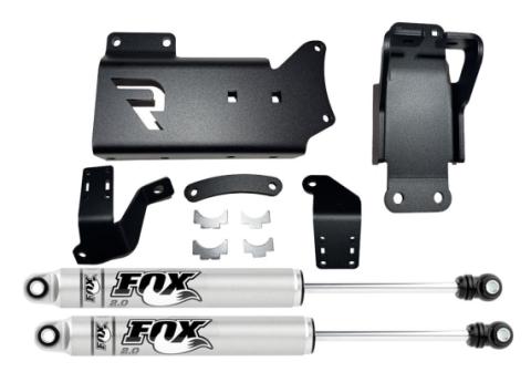 Dual Steering Stabilizer Kit Fox 2.0 Cylinders 2014-2025 Dodge Ram 2500/3500 4WD No Lift Required Superlift