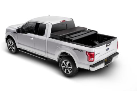 Trifecta Toolbox 2.0 Tonneau Cover Black Leather Grained Vinyl 2015-2020 Ford F-150 8' 2 inch Bed Extang