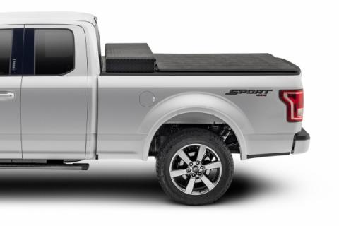 Trifecta Toolbox 2.0 Tonneau Cover Black Leather Grained Vinyl 2007-2013 Toyota Tundra 6' 6 inch Bed without Deck Rail System Extang
