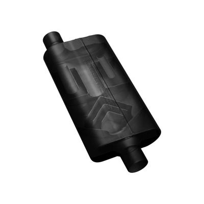 50 Series Delta Flow Chambered Muffler 50 Delta Flow 2.50 Center In 2.00 Dual Out Moderate Sound Flowmaster