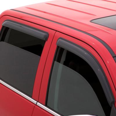 Ventvisor Deflector for 2000-2004 Nissan Frontier/Frontier Sc/Frontier Sve Crew Cab Pickup Smoke Outside Mount 4 Piece AVS