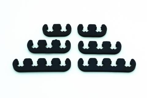 Wire Separators Plastic 7 mm / 8 mm Black Fits 7 or 8mm Spark Plug Wires Mr Gasket