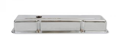 Chrome Valve Covers Dual Cap Holes Fits 1960-1986 Chevrolet Small Block 262-400 Mr Gasket