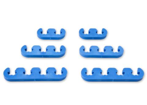Plastic Wire Separator-Blue Fits 7mm and 8mm Spark Plug Wires Mr Gasket