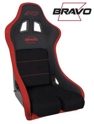 Bravo Composite Seat Black and Red PRP Seats