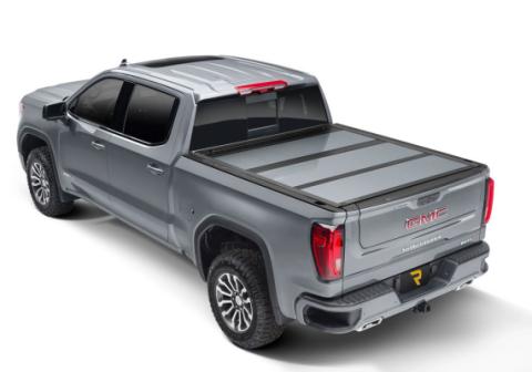 Tonneau Cover Fusion 2019 (New Body Style) 2023 Silverado/Sierra 1500 6 Foot 7 Inch Bed With Or Without MultiPro Tailgate Silver Ice UnderCover