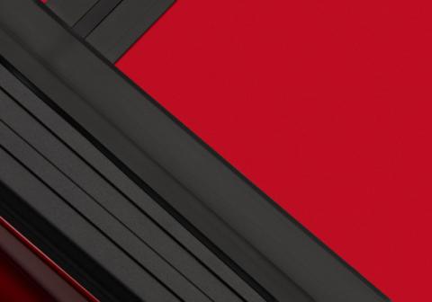 Tonneau Cover Fusion 2021-2025 Ford F-150 (Including Lightning) 5 Foot 7 Inch Bed Lucid Red UnderCover