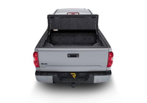 Tonneau Cover Fusion 2014-2021 Toyota Tundra 5 Foot 7 Inch Bed With Deck Rail System Vintage Brown UnderCover