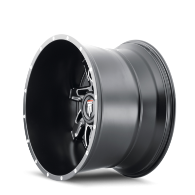 Lonestar AT185 Satin Black Milled 20X10 6-139.7 -24MM 106.1MM Off Road Wheels American Truxx