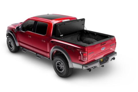 Tonneau Cover Armor Flex 2007-2021 Toyota Tundra 6 Foot 6 Inch Bed Std/Dbl With Deck Rail System Without Trail Special Edition Storage Boxes Black Textured UnderCover