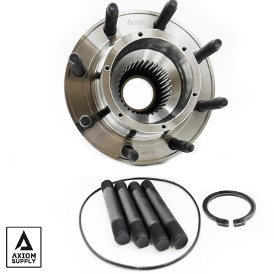Front Wheel Bearing and Hub Assembly For 05-10 Ford F250/F350 Superduty 4WD, SRW Only Axiom Supply