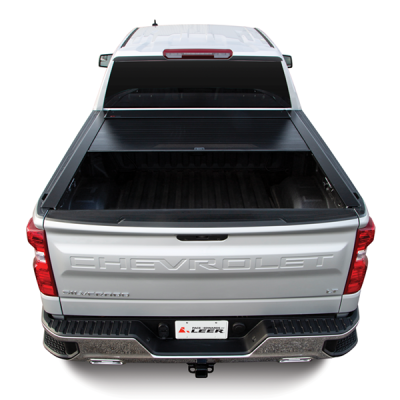 Bedlocker Tonneau Cover W-Explorer Rail Kit 07-13 Silverado &amp; Heavy Duty W/ Cms Track 8 Foot Long Bed Pace Edwards